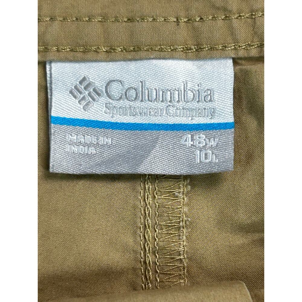 Columbia Men's Omni-Shade Khaki Hiking Outdoor Shorts Size 48W 10L - Picture 3 of 6